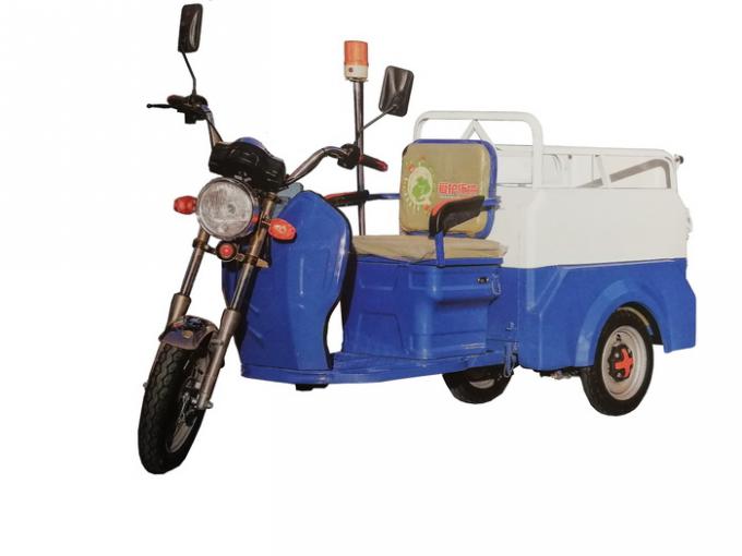 Kleine Compacte Elektrische de Inzamelingsvrachtwagen Met drie wielen/Flexibele van het Huisvuilafval 0