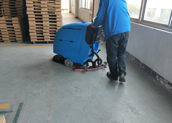 Blauwe de Vloergaszuiveraar van de Kleurenbatterij/Volledig Automatisch Vloer Schoonmakend Materiaal 0