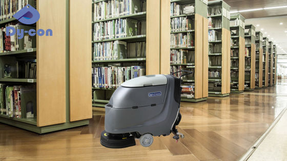 Stilte bibliotheek vloerwasser met borstel geassisteerd rijsysteem 18in/20in borstel automatisch afsluiten Zacht reiniging