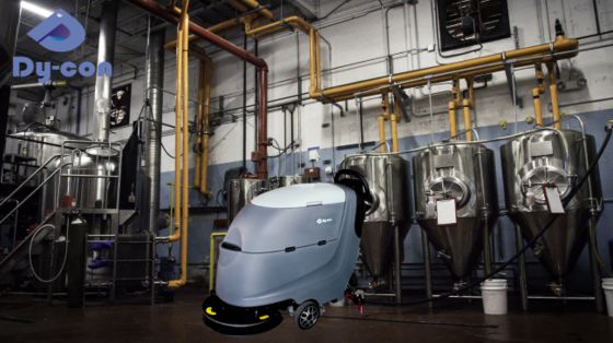 Dycon FS20 loopveegmachine met 55L schoonwatertank & 60L vuilwatertank